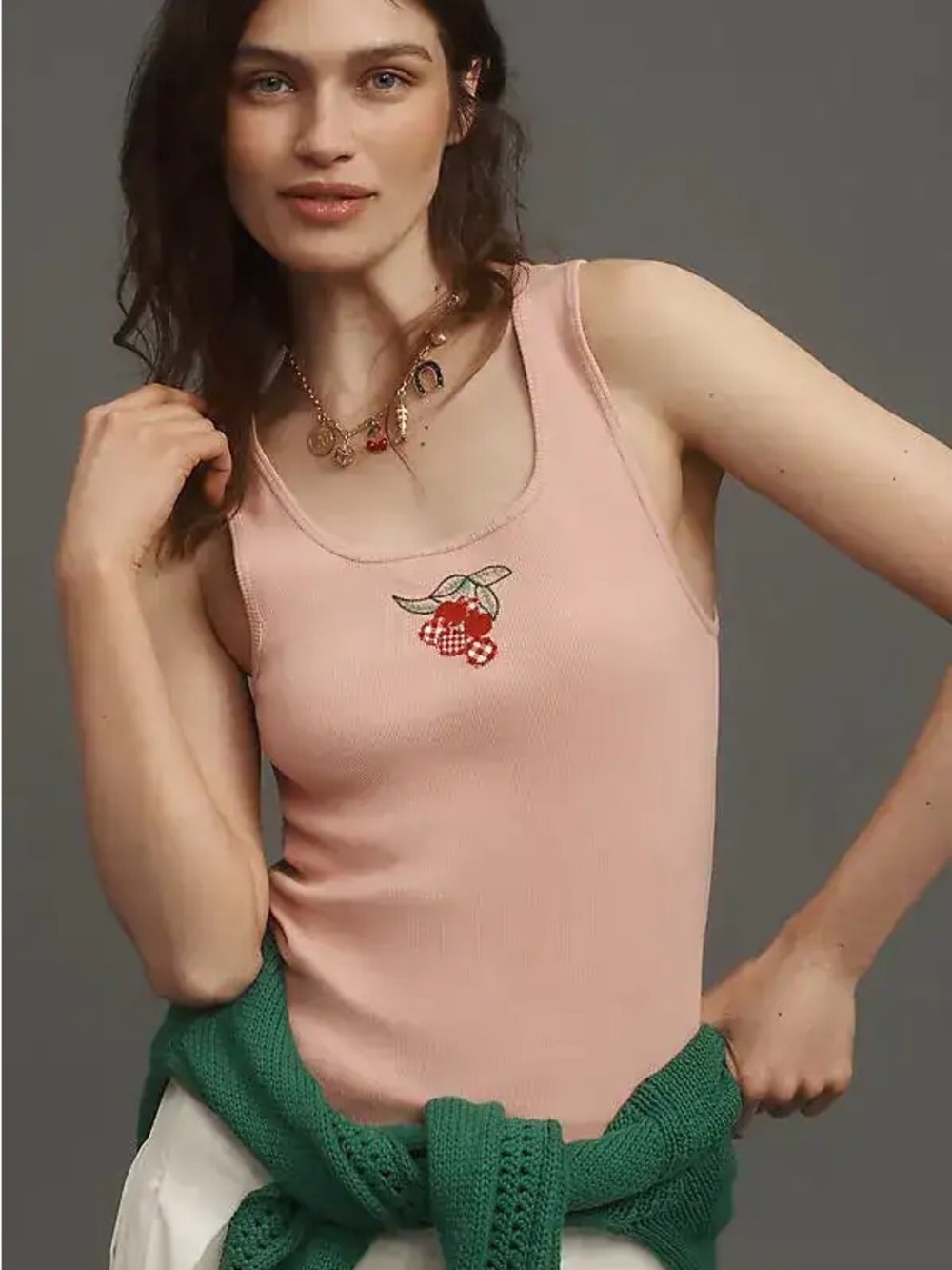 Nwot Maeve embroidered icon tee
